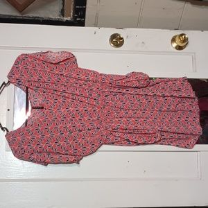 Red H.D.Lee 1889 dress